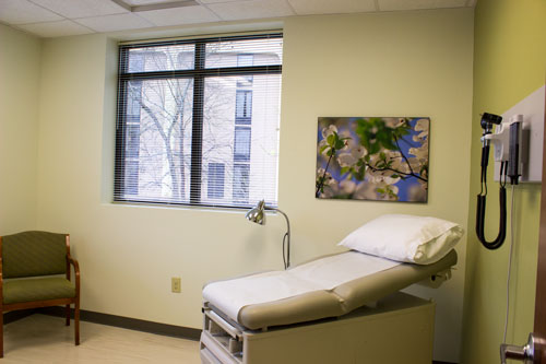 Exam Room in the Glenn Family Wellness Clinic