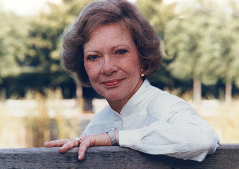 Portrait of Rosalynn Carter at The Carter Center, 1993. (Credit: The Carter Center)